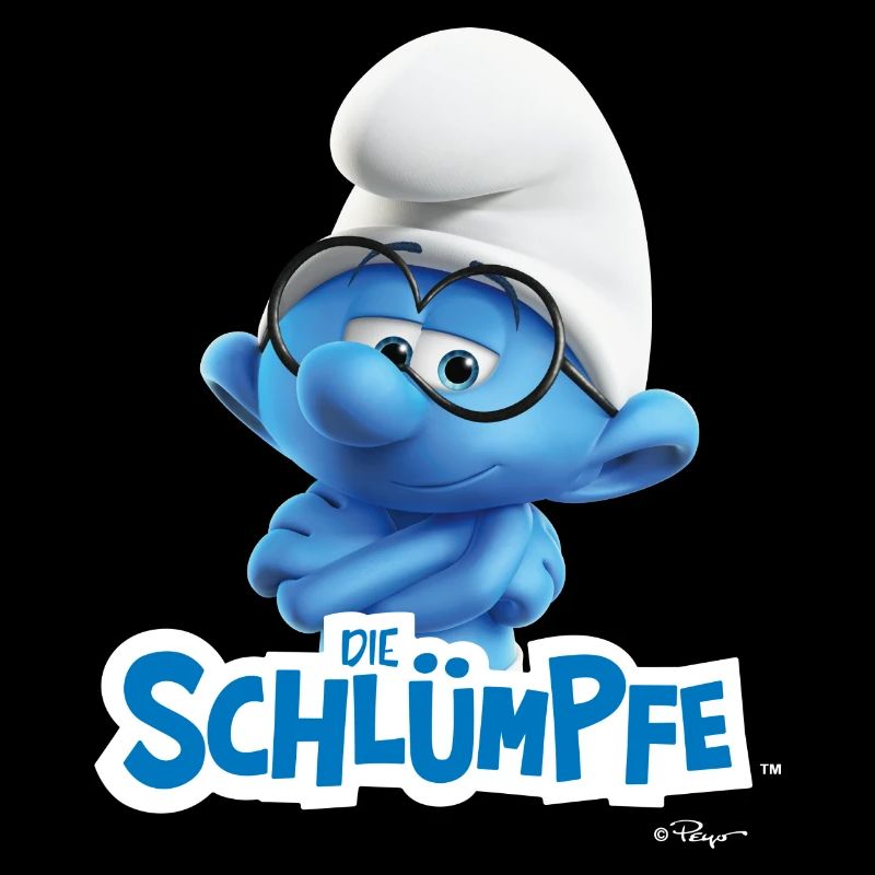 The Smurfs Schlaubi Smurf Logo