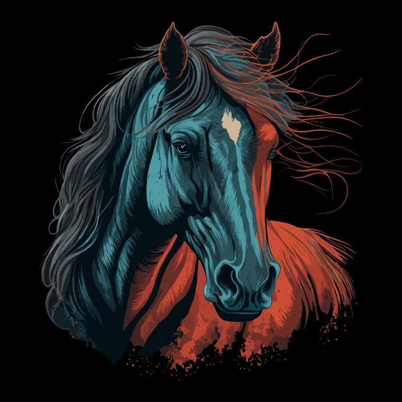 Illustration de cheval