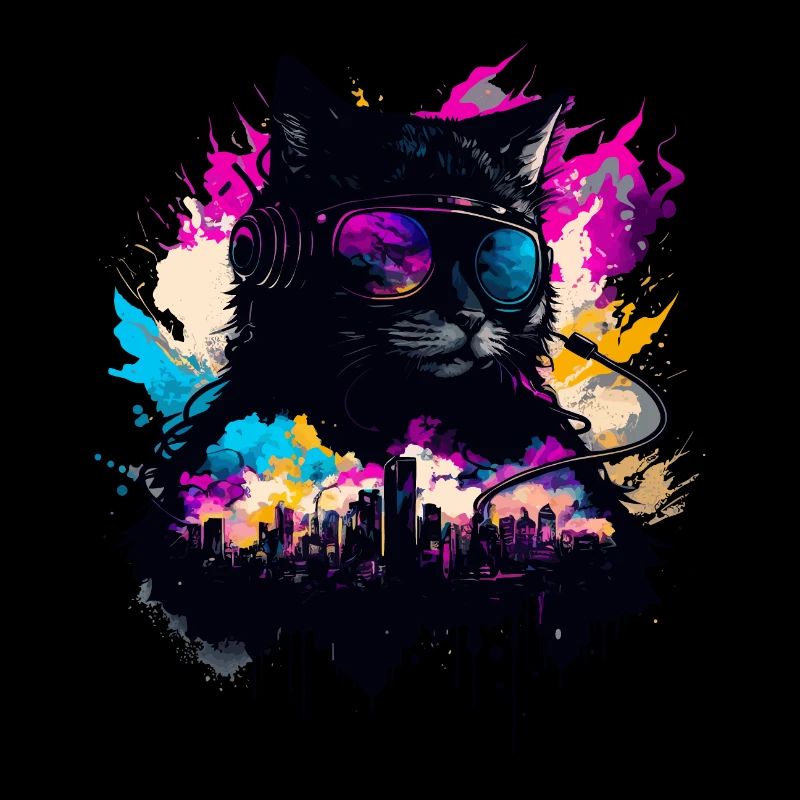 Dark Dj Cat