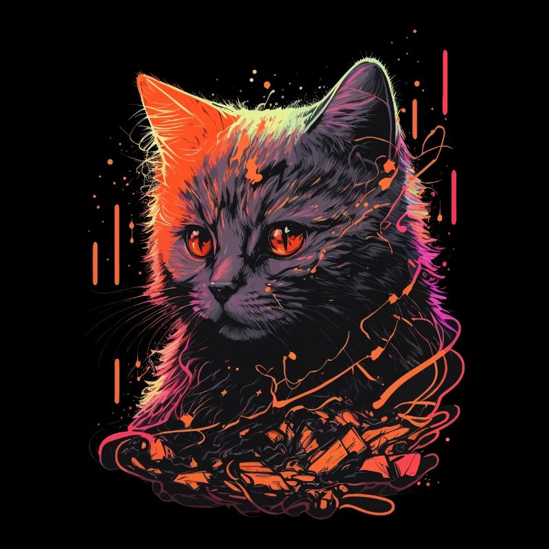 Mignon chat vintage
