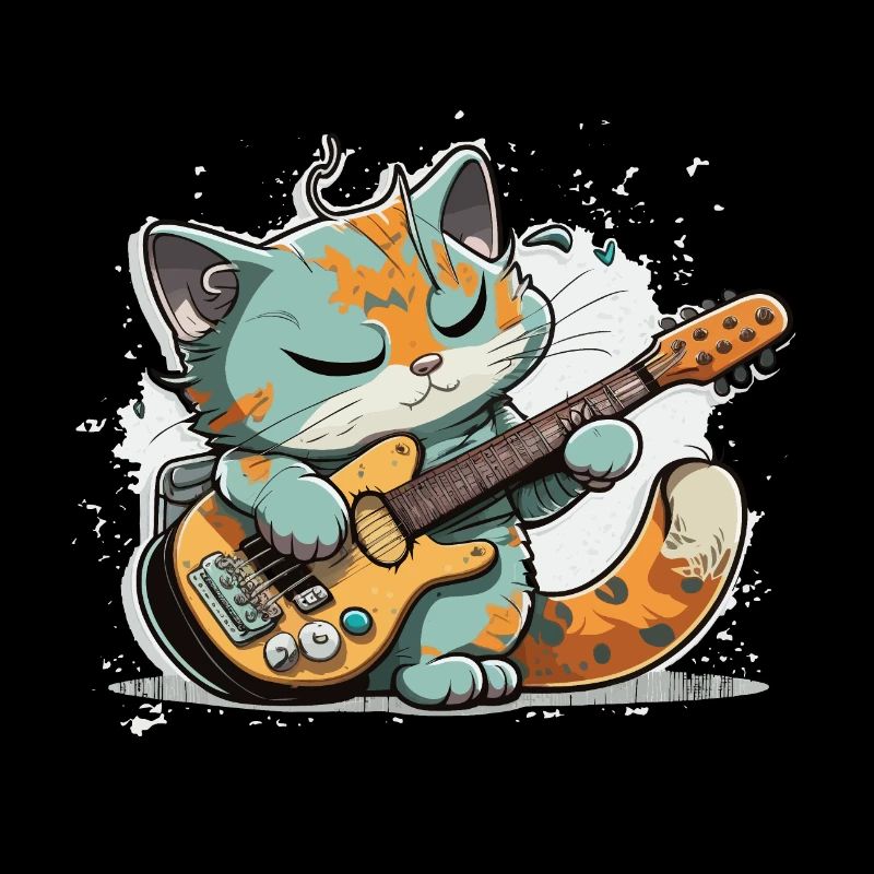 Gitarre Katze
