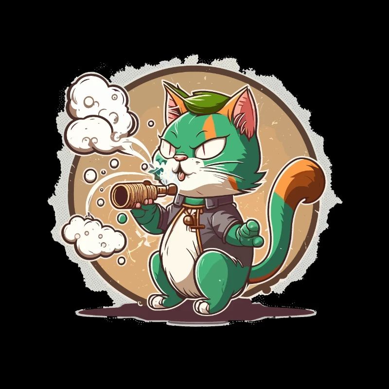 Smoking Cat