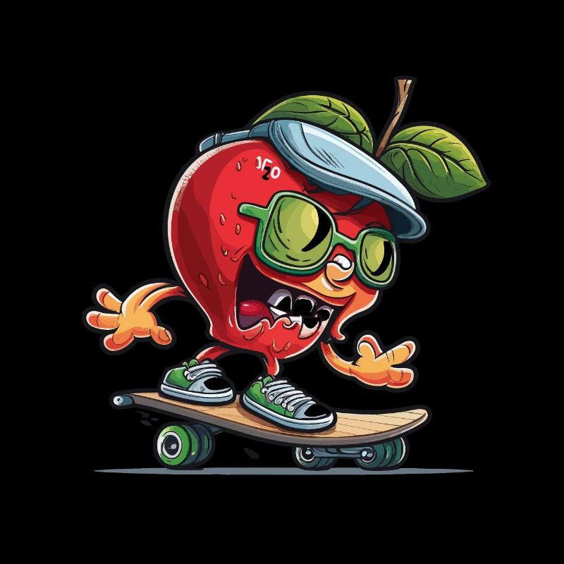 Patineur de pomme