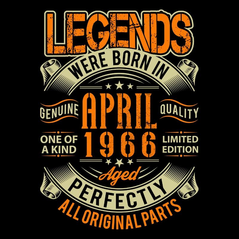 1966 April Geburtstag Legende