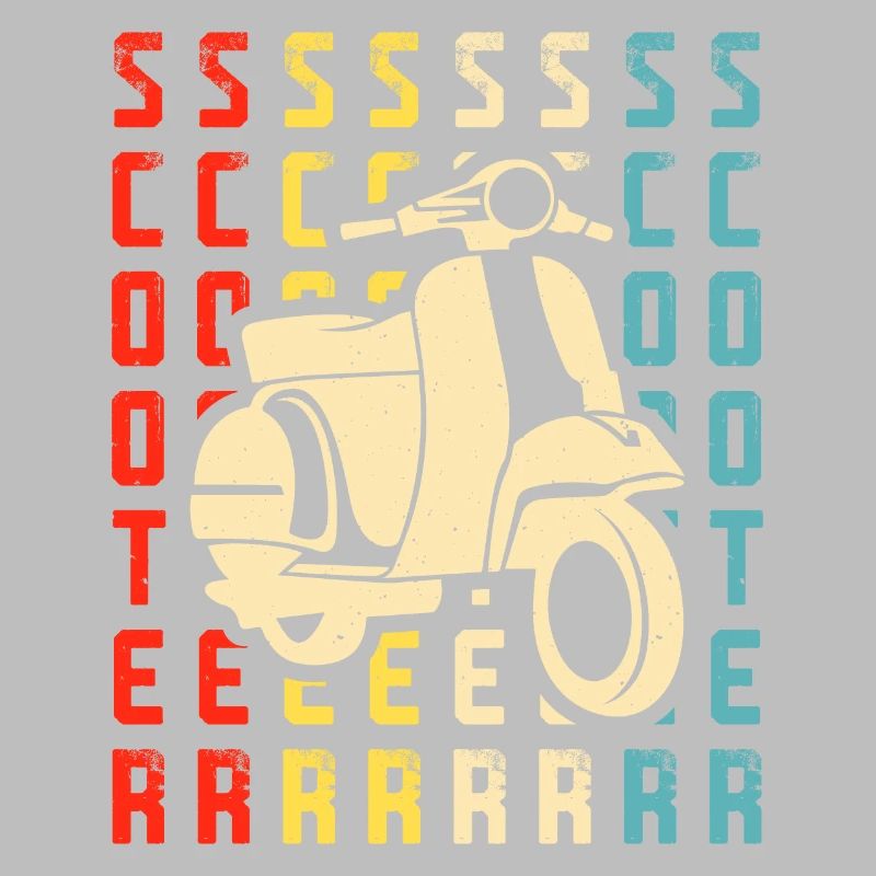 Roller Rollerfahrer Motorroller