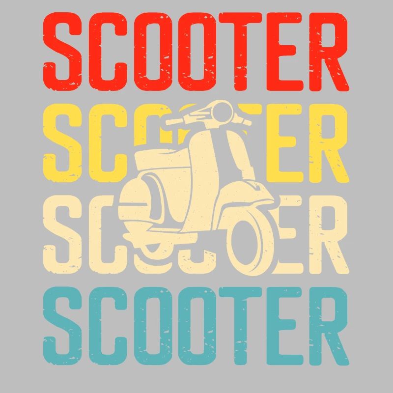 Roller Rollerfahrer Motorroller