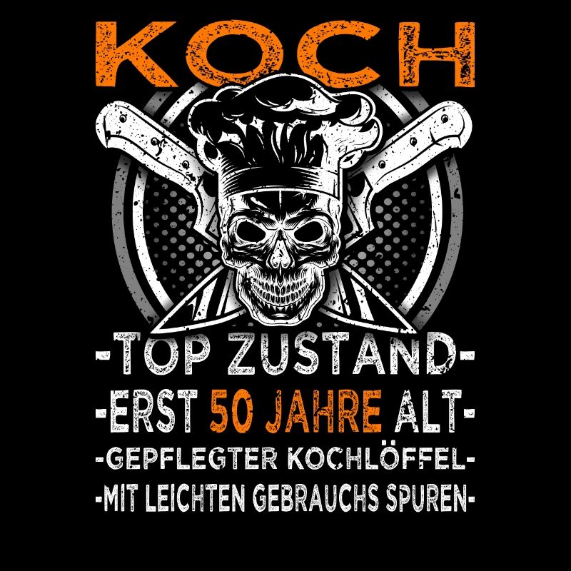 Küchenchef & Koch Top Zustand 50. Geburtstag