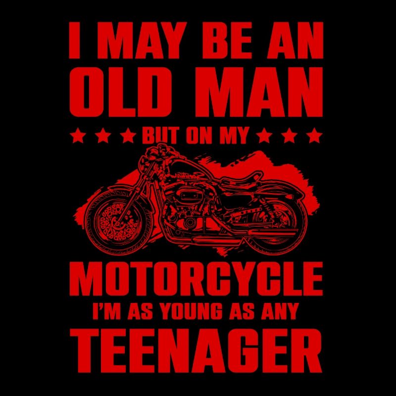 Motorcycle old man