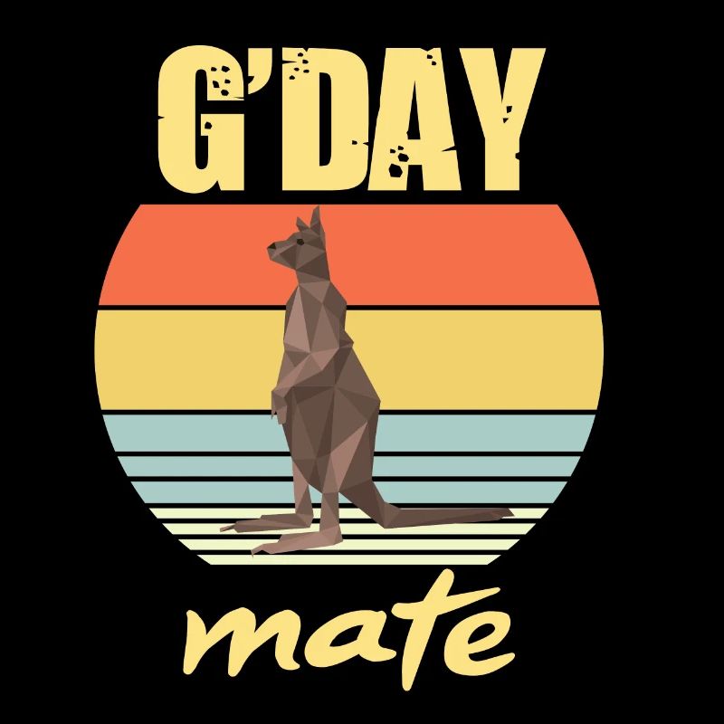 Känguru G'day Outback Australien Beuteltiere Kängu