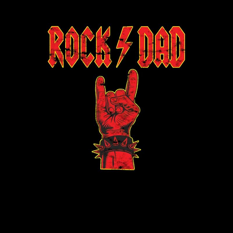Father's Day Rockdad Devil's Salute