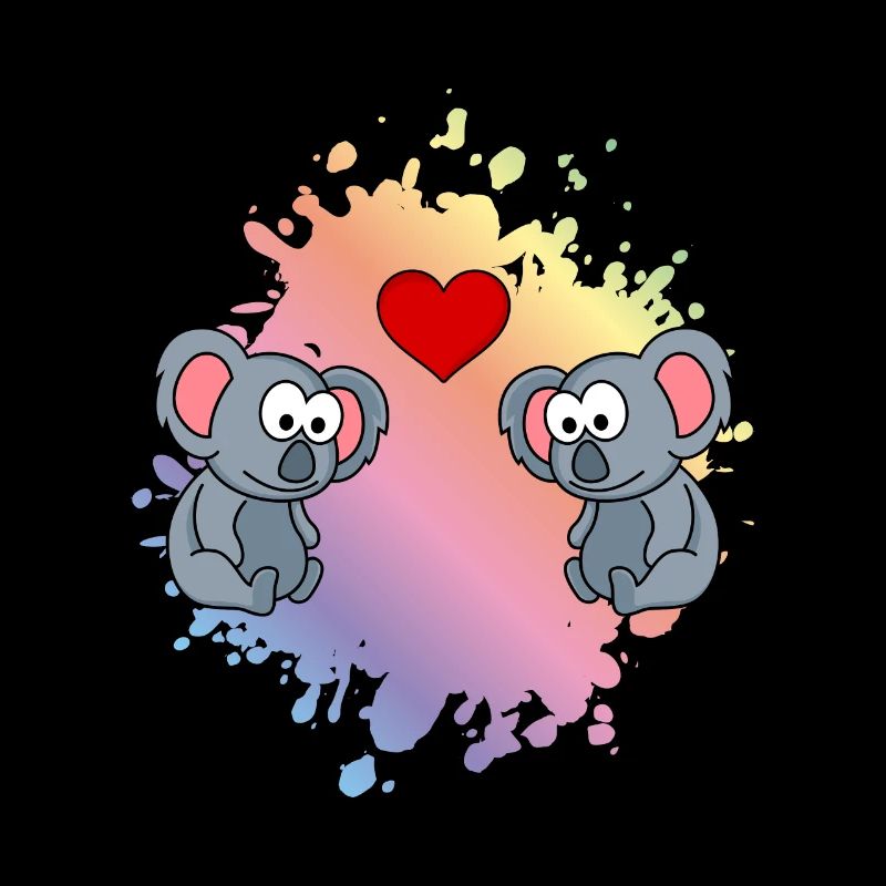 Koala Comic Couple Love