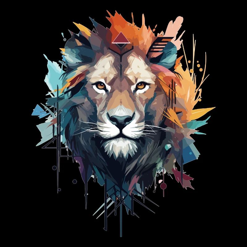 Lion artistique