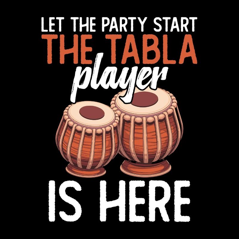 Let the party start. The Tabla Player