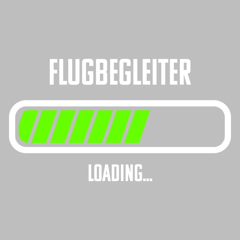 Flugbegleiter Beruf Loading Ladebalken