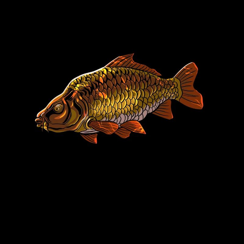 Carp angler - fish