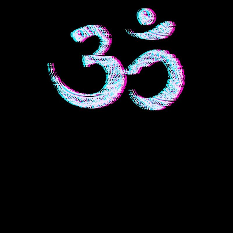 Om Mandala Anaglyph