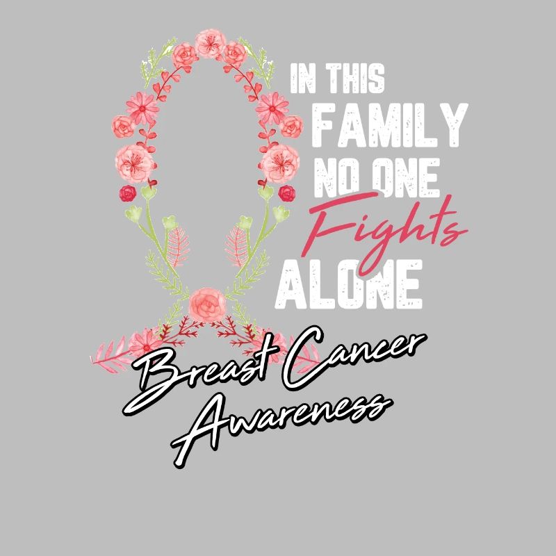 Brustkrebs Schleife Blume Kampf Chemo Geschenk