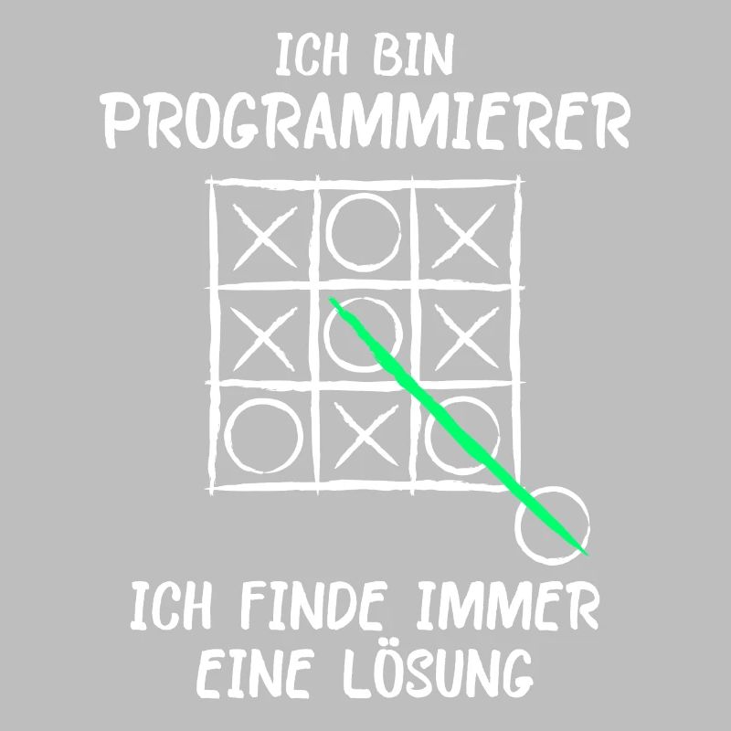 Ich bin Programmierer Lösung Spruch Computer Nerd