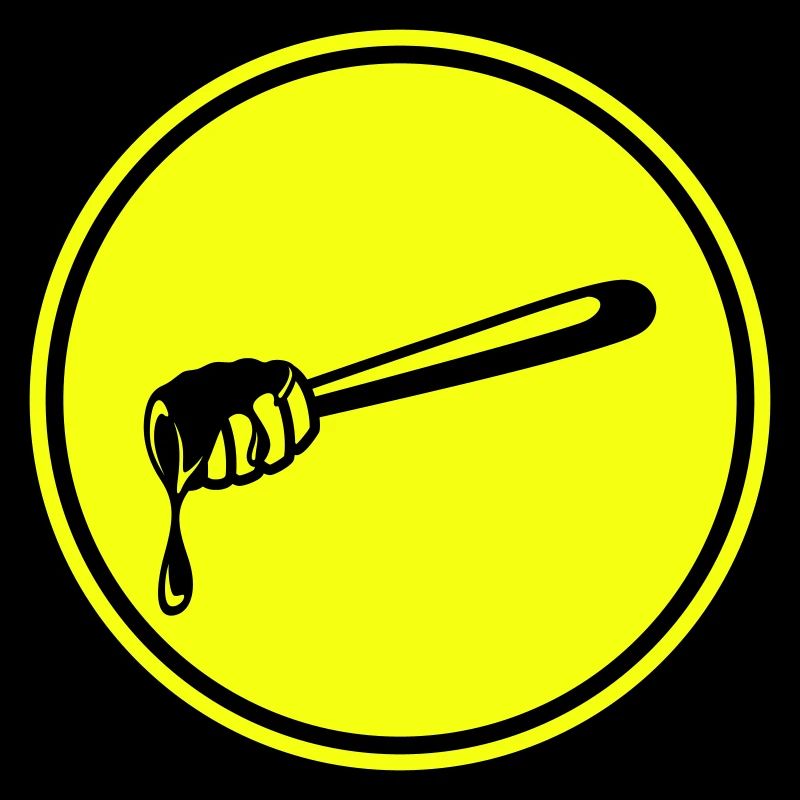 Stick chisel symbol beekeeper