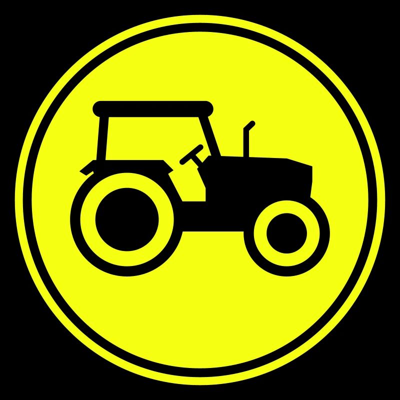Traktor icon Silhouette