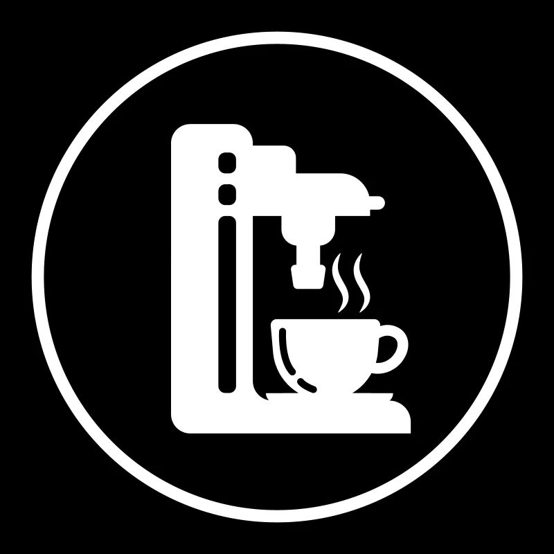 Symbole de machine à café
