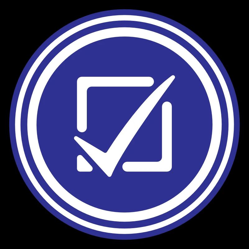 Tick the checkmark