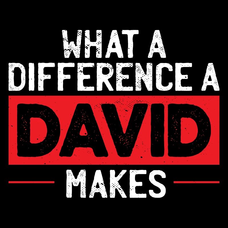 Quelle différence un David fait