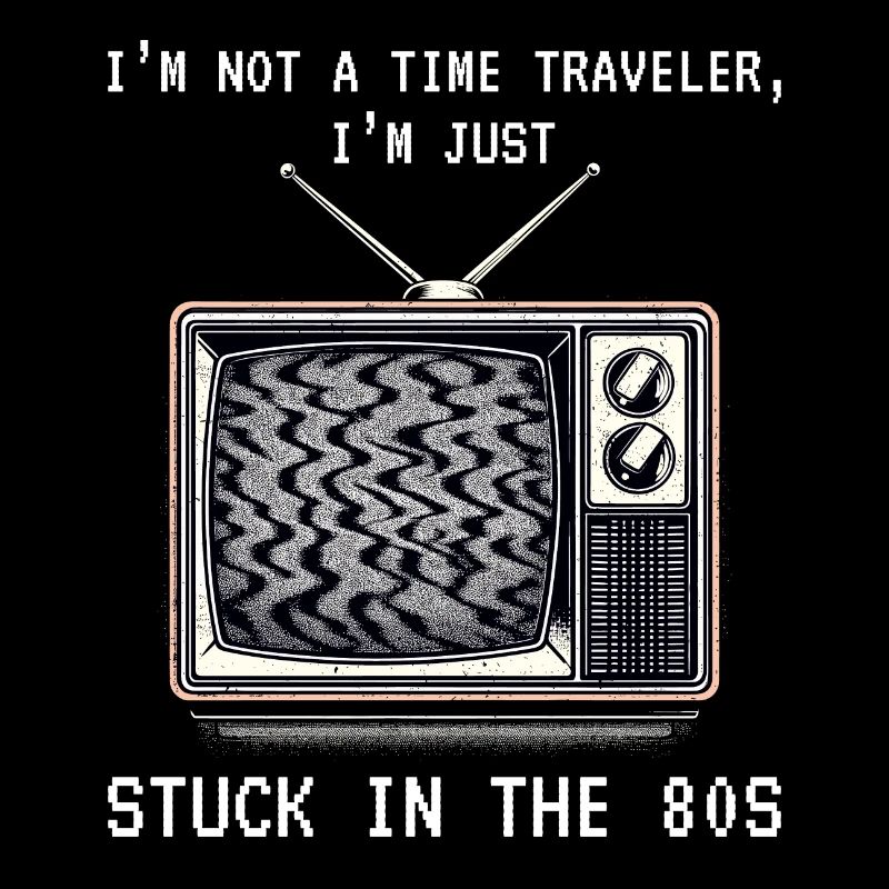 Vintage TV Screen: Nostalgic Connection to 80s