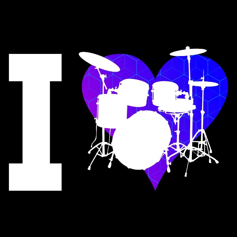 Schlagzeug Schlagzeuger Drum Kit Damen Perkussioni