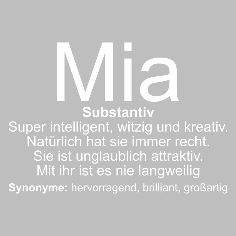 Name Definition Mia