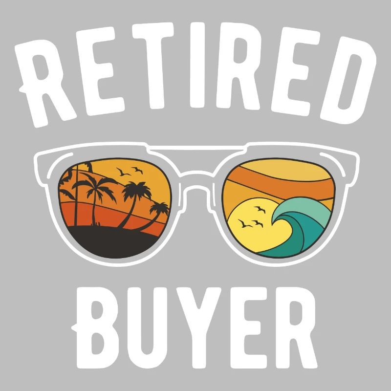 Retiree Beach Vacation Lunettes de soleil Conception graphique