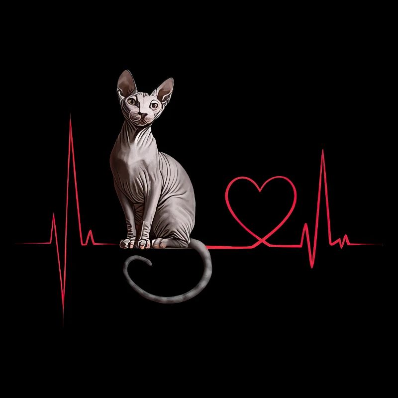 Cats Heartbeat Gift