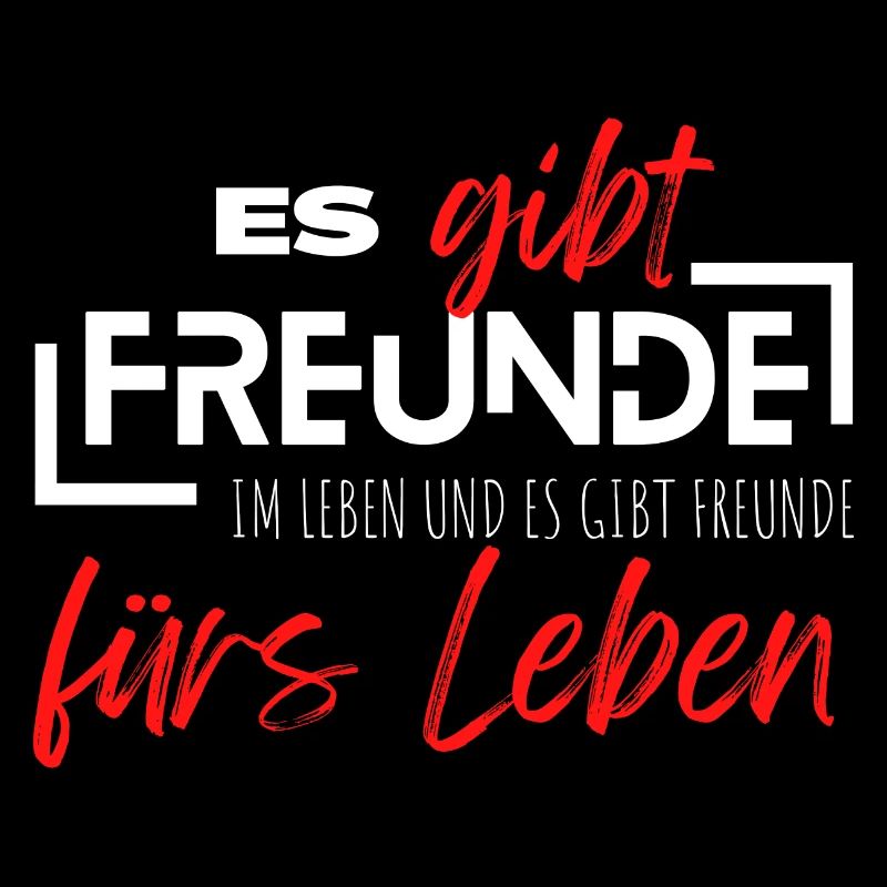 Beste Freunde FREUND Kumpel Kumpels