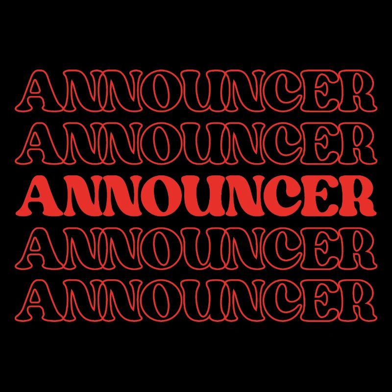 Ansager, Moderator, Moderator, Kommentator