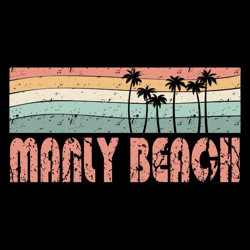 MANLY BEACH style rétro