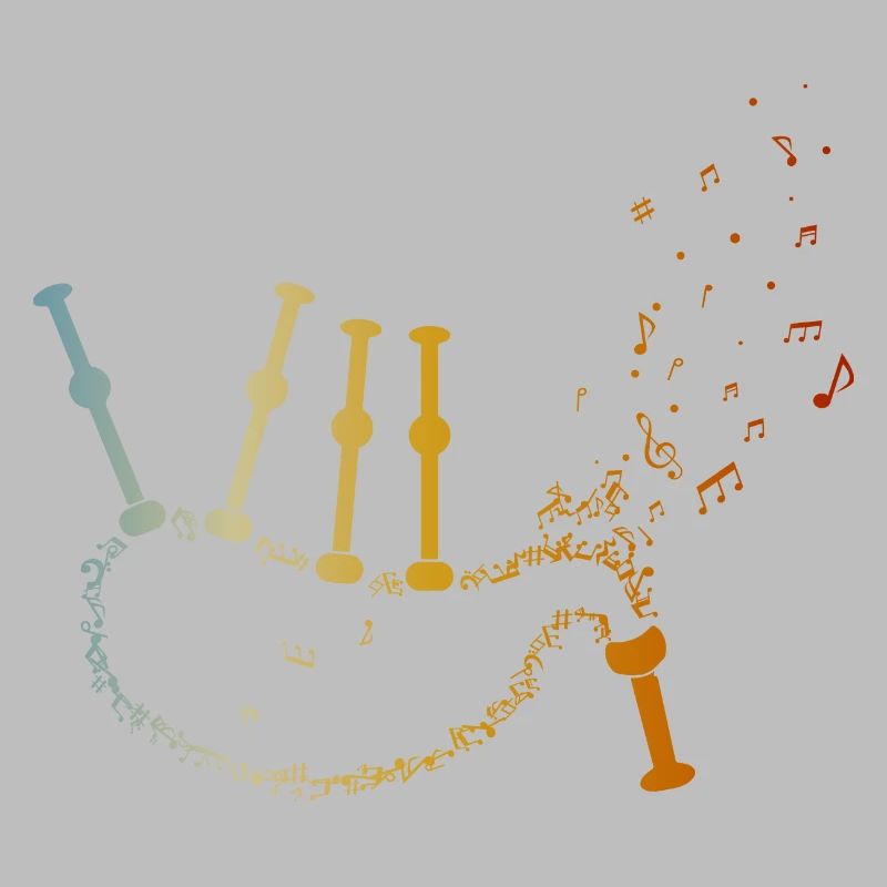 Cornemuse Musique Notes Cornemuse Joueurs de cornemuse