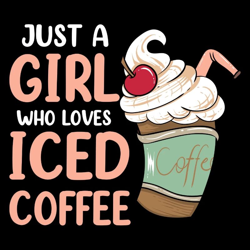 Juste une fille qui aime le café glacé