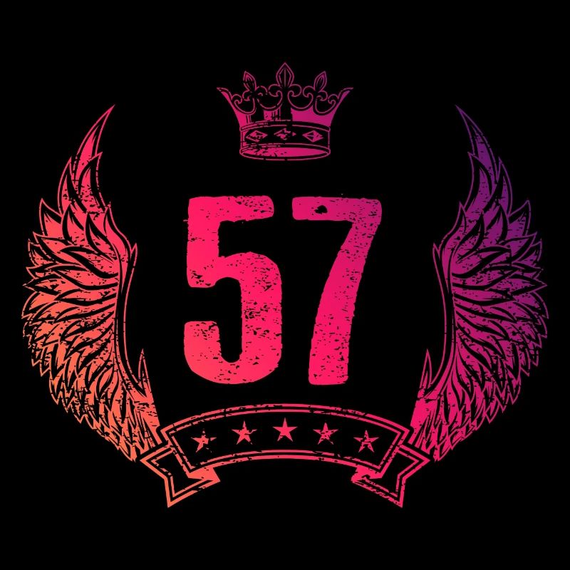 57 Couronne de numéro