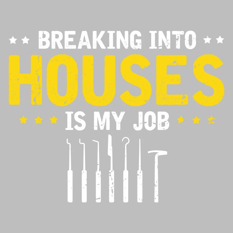 Burglar Locksmith Locking Technician Design