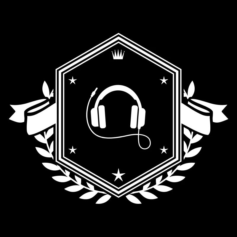 Headphones Crest