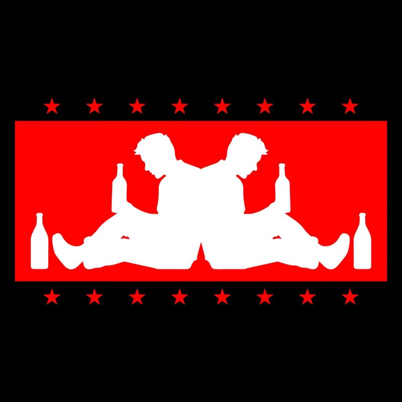 Drinking Saufen Silhouette Drunk