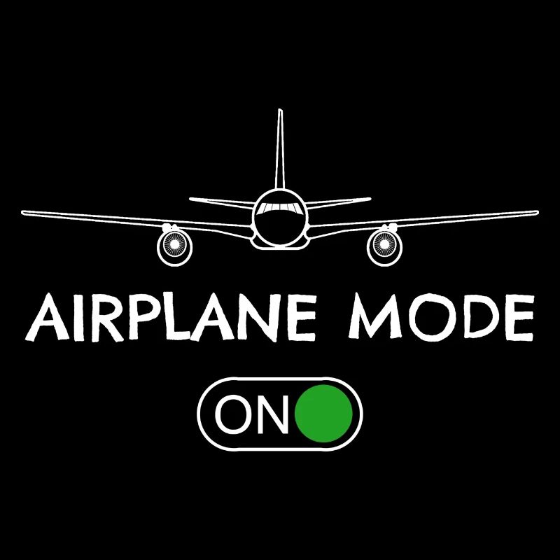 Flugzeug Pilot Fliegen Flugmodus An I Geschenk