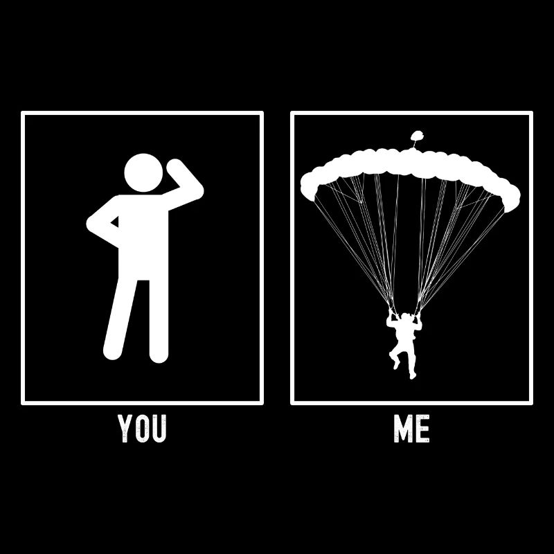 You - Me - Paragliding Frontal Perspective