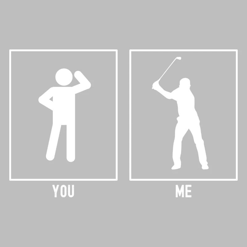 Vous - Moi - Golf Vector