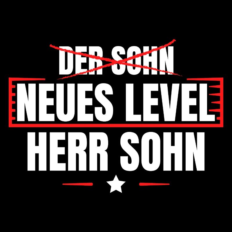 Der Sohn neues Level Herr Sohn Jugendweihe
