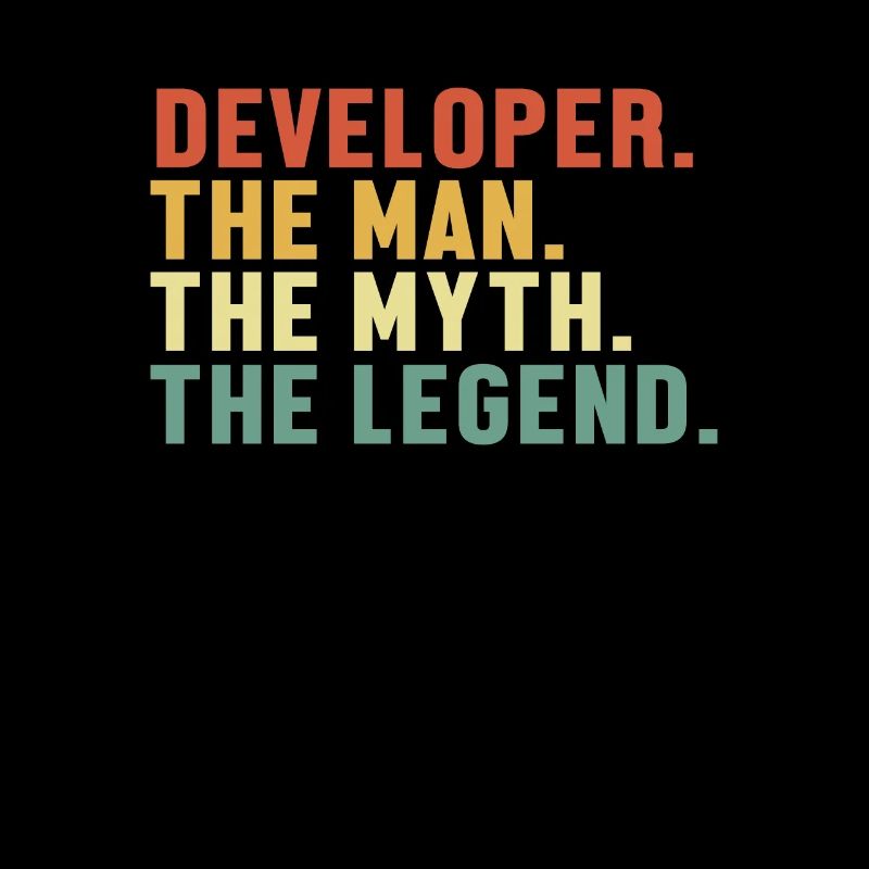 Developer Man Myth Legend Quality Engineer Devops
