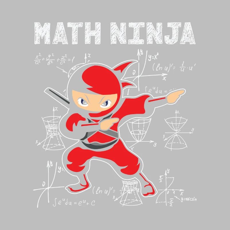 Math Ninja Math Mathématicien Enseignant Étudiant