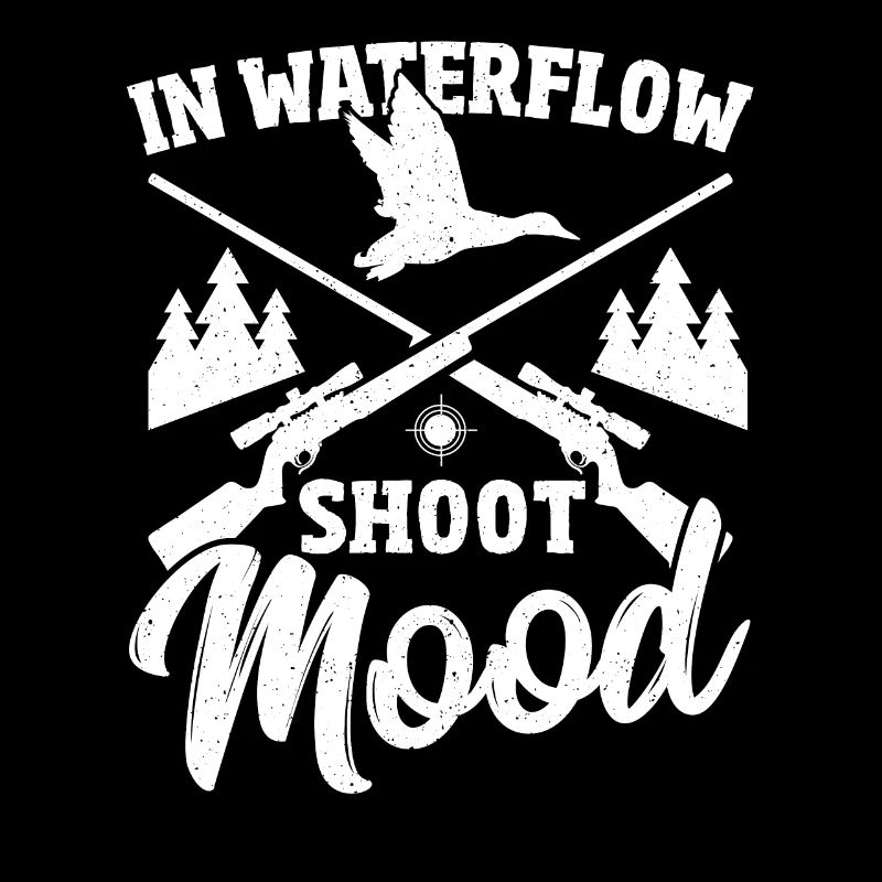 In Waterflow Shoot Mood Duck Hunting Bird Hunter