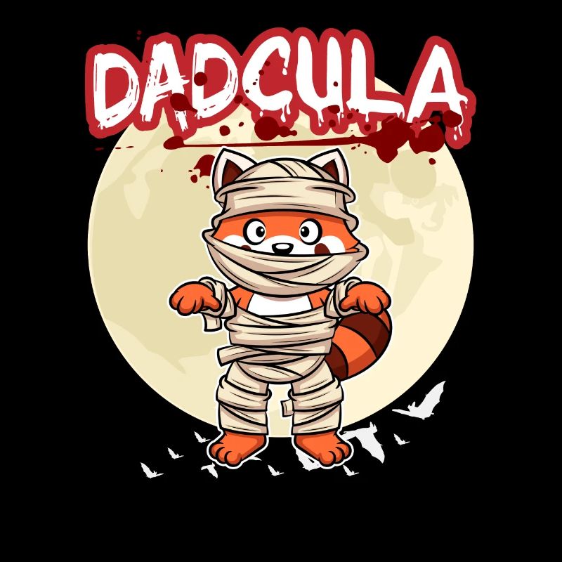Dadcula Dracula Vampire Dad Funny Halloween Party
