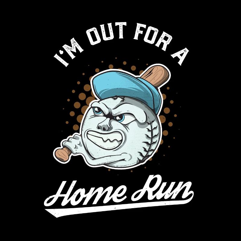 Baseball Mascot Home Run
